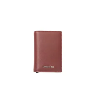 Cerruti 1881 Rotes Kalbsleder Herrenportemonnaie