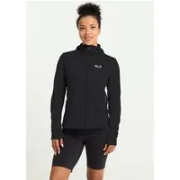 Jack Wolfskin Fleecejacke LITESTRIDE HOODED FZ W mit Reißverschlusstaschen und Brusttasche