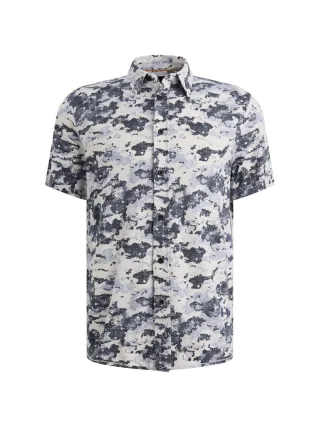 PME Legend - Skynight s/s AOP Abstract Cloud On Pique Jersey vintage indigo - Gr. - XXXL