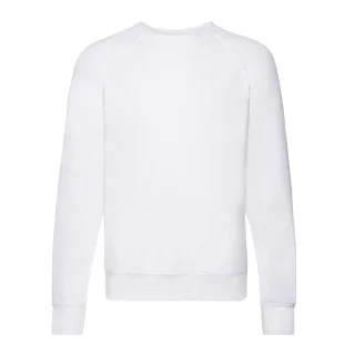 Fruit of the Loom - Pullover für Herren Raglanärmel (Weiß)