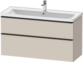 Duravit D-Neo Waschtischunterbau wandhängend Taupe Matt 1184x452x625 mm - DE43910BD910000 DE43910BD910000