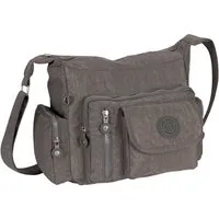 BAG STREET Umhängetasche Damentasche Umhängetasche Handtasche Schultertasche Taupe Grau, als Schultertasche, Umhängetasche tragbar