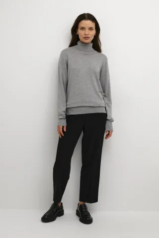 Rollkragen Slim fit grey