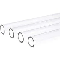 Eisrohr 13/10mm PETG HardTube 60cm transparent, 4er Set