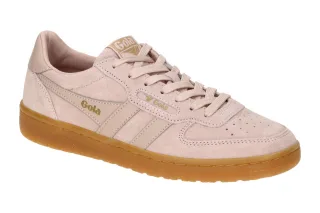 Gola CLB571KK Damen Sneaker rose/gum - Court Stil mit Echtleder Suede & herau...