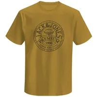Jack & Jones T-Shirt JPRBLUZACK SS Tee mit Print auf der Vorderseite