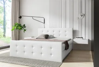 Boxspringbett Schlafzimmerbett LIAMOS 200x200cm in div. Farbvarianten