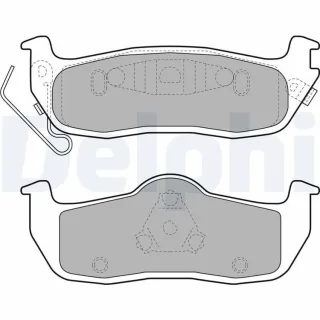 Delphi Bremsbel?ge hinten Nissan Np300 2,5