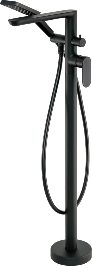 Neuesbad Serie 100 Freistehende Wannenarmatur, schwarz matt NB1DEBGA_N17M1