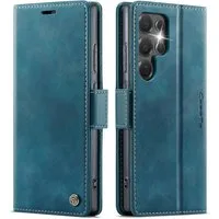 Wörleonline Handyhülle Schutzhülle für Samsung Galaxy, S25 Ultra Hülle mit zwei RFID-geschützten Kartenfächern, Klapphülle