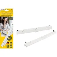 SCHELLENBERG Fensterfalzlüfter Universal-Fensterlüfter für gesünderes Raumklima, BxH: 2,1x0,95 cm, Set, 2-tlg., durch ständige Feinlüftung, erhältlich im 1er Set oder Doppelpack