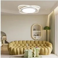 OYLCDI Deckenleuchten LED Deckenlampe Ø40cm,Dimmbar mit Fernbedienung für Wohnzimmer, LED fest integriert, 62W 3000-6500k, Modern Runde Wohnzimmer Schlafzimmer Arbeitszimmer Esszimmer Dekoration Lampen, Mit Speicherfunktion.Lichtfarbe- und Helligkeit