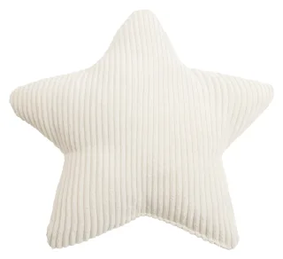 Magma Heimtex Dekokissen "SHARA Sternkissen" Kuscheliges Sternkissen mit Cord-Charme