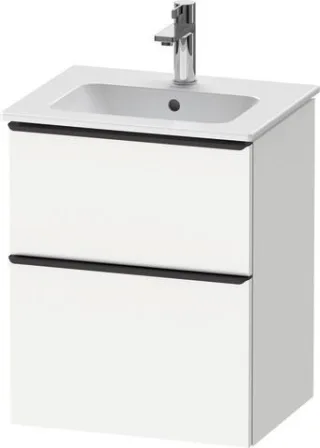 Duravit D-Neo Waschtischunterbau wandhängend Weiß Matt 510x402x625 mm - DE43600BD180000 DE43600BD180000