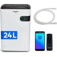 Medion® Luftentfeuchter Luftentfeuchter MEDION (MD 12044), App-Steuerung, 5 L Wassertank, bis 40qm, Touch Bedienfeld