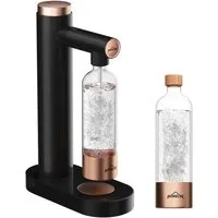 HOMELUX Wassersprudler Sprudelwasser Maschine Mit 1L PET-Flaschen, (SET, 3-tlg,1x Hauptgerät,2x 1L PET Wasserflasche), Soda Maker, Wasser Sprudel GeräT, Water Carbonator