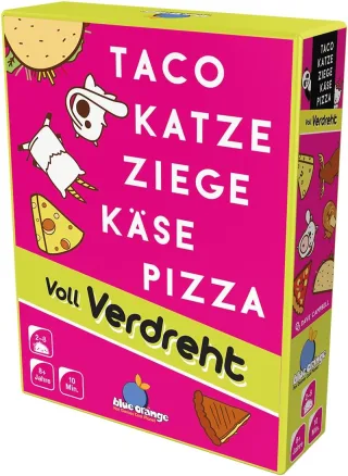 Blue Orange Games - Taco Katze Ziege Käse Pizza: Voll verdreht