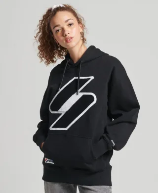 Superdry Damen Sweatshirt mit klassischem Logo