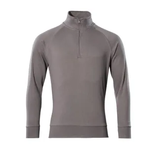 MASCOT Herren Nantes Sweatshirt mit kurzem Reißverschluss CROSSOVER Anthrazit M - 50611-971-888-M