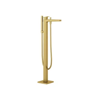 KLUDI-DECUS Wannenfüll- und Brause-Einhandmischer für freistehende Wannen Brushed Gold 54590N075