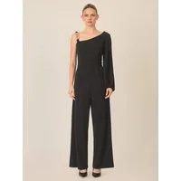 Apart Jumpsuit mit One-Shoulder-Design und Gliederträger