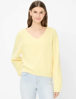 Brax Damen Pullover Style LANA limoncello, hellgelb, Gr. 36