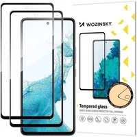 Wozinsky Displayschutzglas 2 x Vollflächig verklebtes gehärtetes Glas für Samsung Galaxy A57 für Samsung Galaxy A57, Set, Vollflächig verklebtes 9H Glas mit verstärktem Rahmen