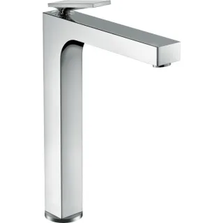 hansgrohe Axor Citterio Waschtischarmatur 39021000 Ausladung 200mm, für Waschschüssel, mit Ablaufgarnitur, Hebelgriff, chrom