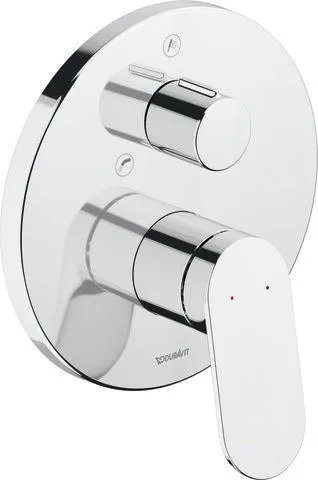 Duravit Wave Einhebel-Wannenmischer Unterputz Chrom Hochglanz 170x92x193 mm - WA5210012010 WA5210012010