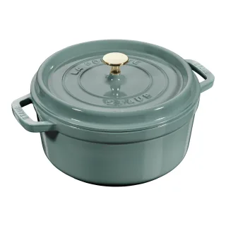 Staub La Cocotte Cocotte 20 cm, rund, Eukalyptus, Gusseisen