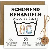 LuxusKollektion Geburtstagskarte Geburtstagskarte 80 Geldgeschenke Umschläge Mann Frau 80. Geburtstag