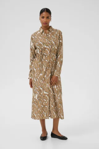Kleid KAmille Loose fit black brown