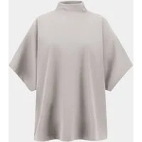 Travel 8 T-Shirt Damen Wide Fit Oberteil mit Fledermausärmeln Sand – Knitterarm