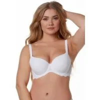 After Eden D-cup & up T-Shirt-BH LIV verstellbare Träger, mit Schale, mit Bügel, mit Spitze, feminin