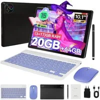 BUFO 10-Zoll-Tablet, 64GB, Android, HD IPS-Touchscreen, Dual-Kamera Tablet (10", 64 GB, Android, WiFi)