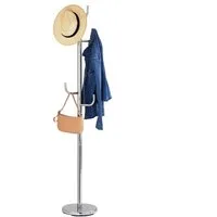 IDIMEX Kleiderständer MILA, Kleiderständer Standgarderobe Kleiderhaken in schwarz grau oder weiss