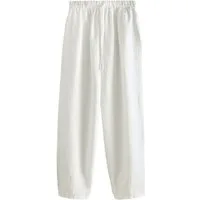 Next Leinenhose N. Premium Hose mit Barrel-Bein aus 100 % Leinen (1-tlg)