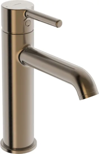 Hansa Einhandmischer Waschtisch-Batterie HANSAVANTIS Style 5437, gebürstet Cold Start, 5437220781006 5437220781006