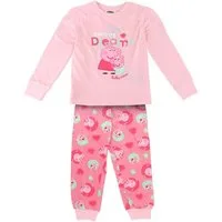Peppa Pig Schlafanzug Peppa Pig Mädchen Schlafanzug langarm Pyjama (Peppa Wutz)