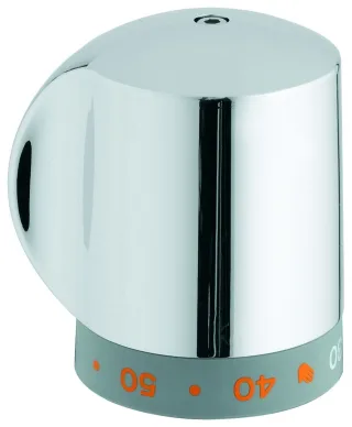 Grohe Temperaturwählgriff 47409 für Ergomix/Europlus E/Eurodisc SE chrom, 47409000 47409000