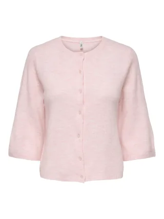 ONLY - ONLVIOLA SS O-NECK CARDIGAN KNT Pale Lilac - Gr. - M