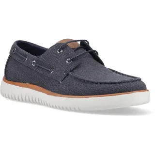 Hush Puppies Daniel Canvas Segelschuhe für Herren in Marineblau