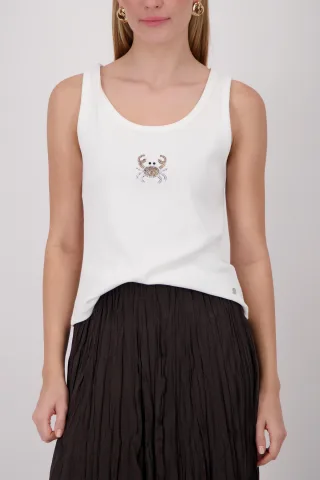 monari - Top mit Strass-Krebs - Gr. - 38
