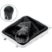 L & P Car Design Schalthebel Schaltsack Schaltknauf Auto für VW Passat 3C2 3C5 B6 mit Rahmen (Set, 1 St., Schaltknauf, Schaltsack, Rahmen), Plug&Play Montage