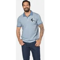 Jan Vanderstorm Poloshirt LINDHEIM mit nordischem Aufdruck