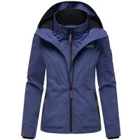 Marikoo Outdoorjacke Erdbeere sportliche Funktionsjacke mit Kapuze
