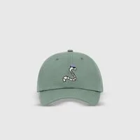 PlayPlayPauly Baseball Cap CHECKER TOBI Regenwurm Unisex Kinder Kappe aus Bio-Baumwolle (2-14J)