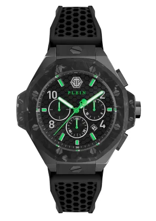 Philipp Plein Plein Chrono Royal Herren Schwarz Uhr PWPRA0624