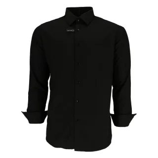 Scotch And Soda - Hemd für Herren, Oxford-Stil, Langärmlig (Schwarz)
