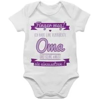Shirtracer Shirtbody Ich Habe eine verrückte Oma-lila Sprüche Baby